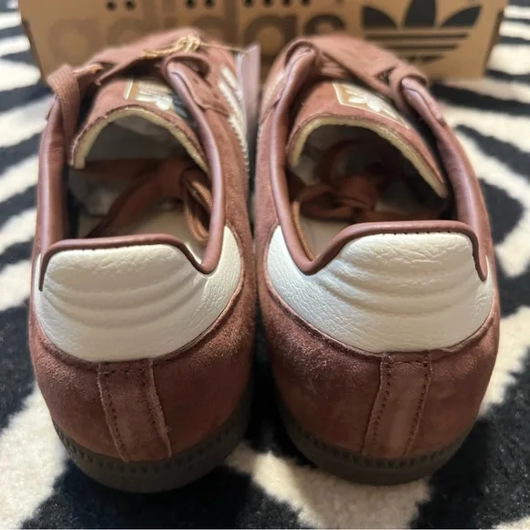 NWT Adidas Samba OG Sneakers Preloved Brown Size Men 6/Women 7 - Picture 11 of 15